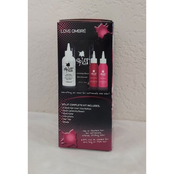 Splat Rebellious Colors Love Ombre Hair Dye Coloring Kit Love Pink - Picture 4 of 6